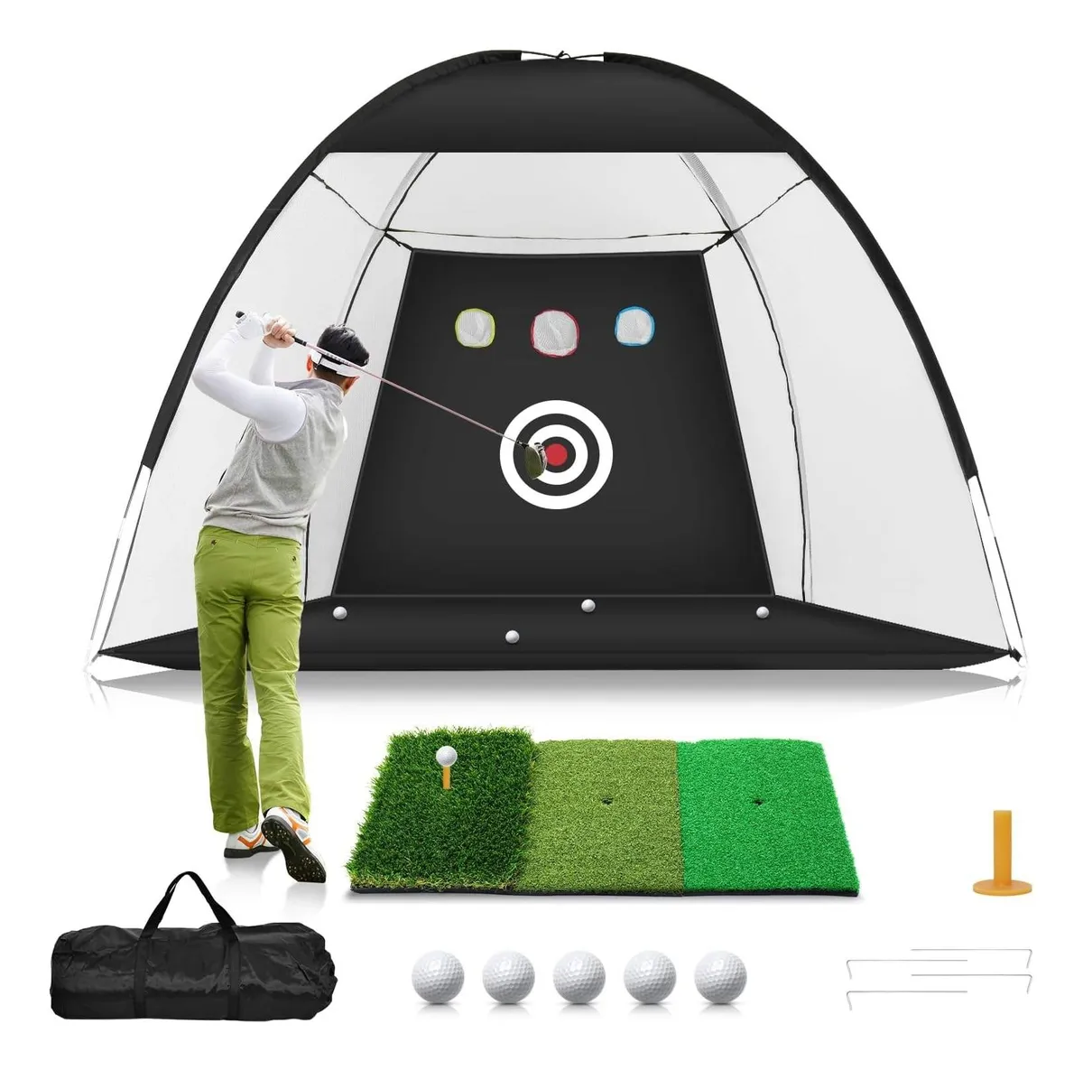 Red de práctica de golf en Il Buco Cariló