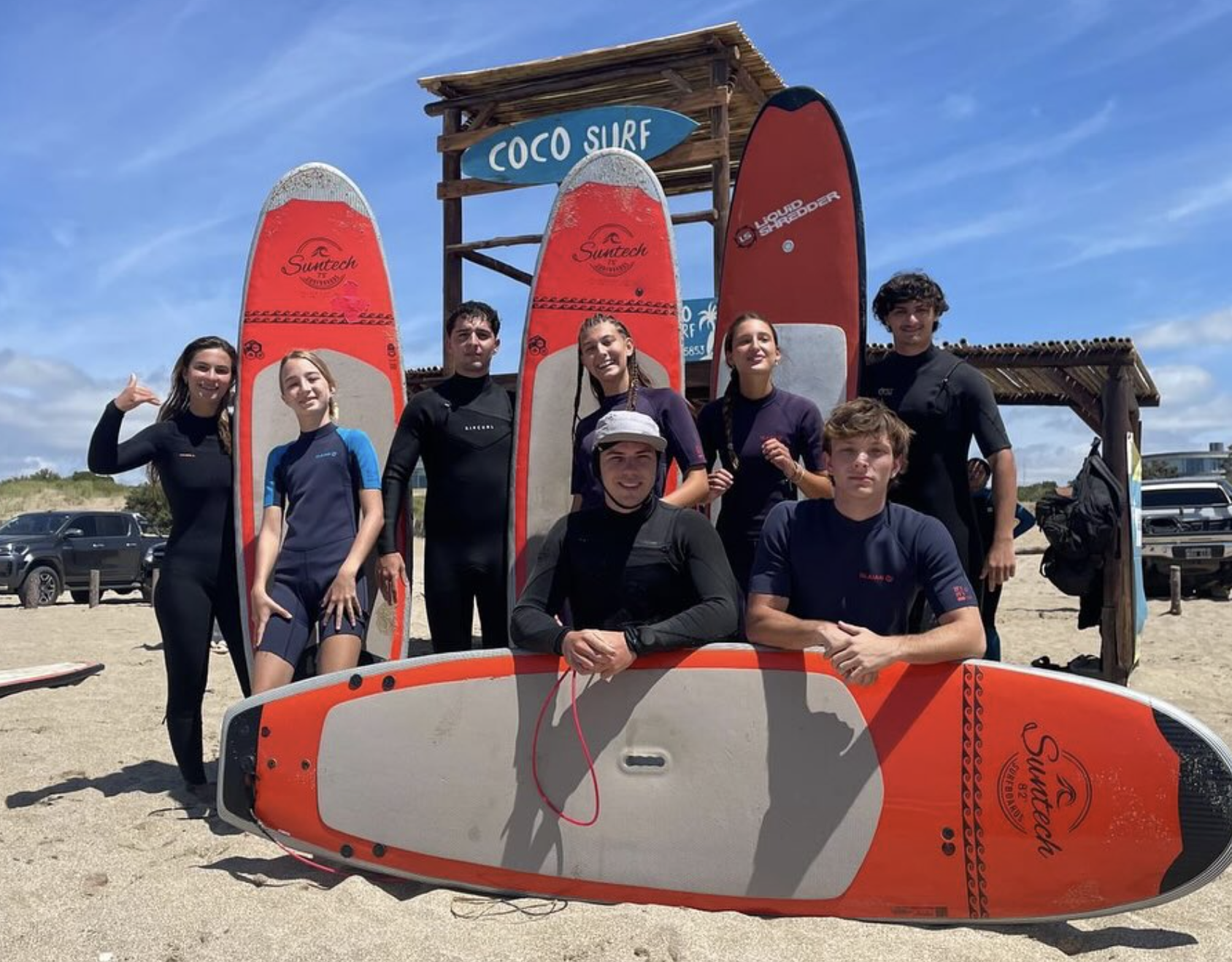 Coco Surf escuela de surf y windsurf en Cariló
